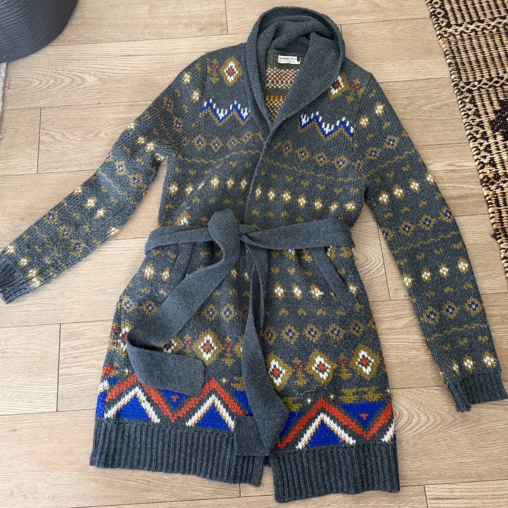 Jackson Rowe Multicolor Patterned Cardigan - Picture 2 of 11